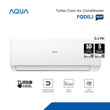 AC Split Standard Merk Aqua Turbo Cool 1/2 PK – AQA-KCR5FQDL