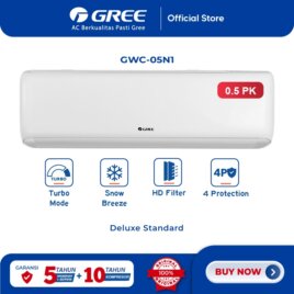 AC GREE 1/2PK DELUXE STANDARD N1A New Series GWC-05N1A