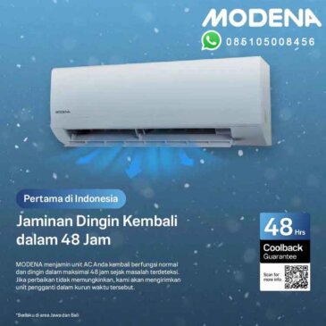 AC Split MODENA 0,5 PK hemat listrik tahan segala cuaca