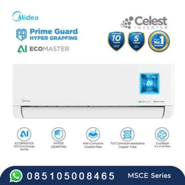 AC Midea 1/2 PK Inverter Celest AI Ecomaster – MSCE-06CRFN8
